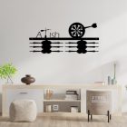 Dartsos éremtartó nyíl alakú akasztókkal