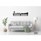 Balatonos futós éremtartó a neveddel