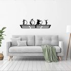 Medal holder with dancing letters