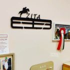 Horse medal holder with your own name
