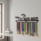 Kengyelfutó gyalogkakukk éremtartó