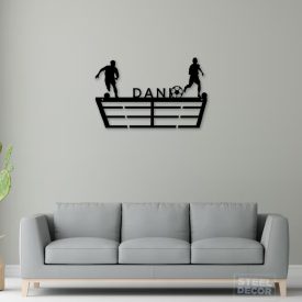 Focis két figurás éremtartó V forma style3