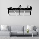 Triatlonos éremtartó vasembereknek