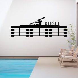 Kajakos 3 oszlopos éremtartó