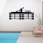 Kajakos éremtrató 2 oszlopos kivitelben