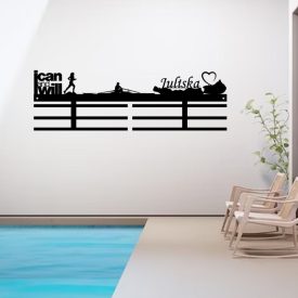 Evezős futós love Balaton éremtartó