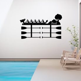 Sárkányhajós éremtartó a neveddel