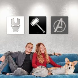 Bosszúállók  széria fém fali dekor termékek