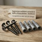 Elegáns utcanévtábla és házszám egyben