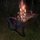 Egyedi Fém Hordozható tűzrakó hely