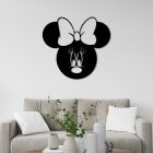 Mini egér fém gyerek szoba fali dekoráció