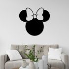 Mini egér fém gyerek szoba fali dekoráció