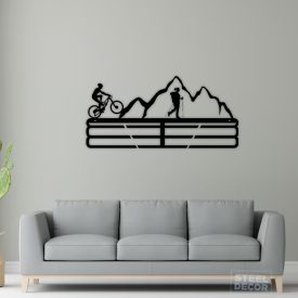 Túrázós és bicós éremtartó