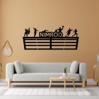 6 sportos éremtartó a neveddel