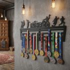 Medalhanger with 6 kind of sports with your name