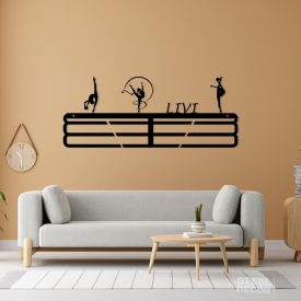 Gimnasztika éremtartó a neveddel style 4