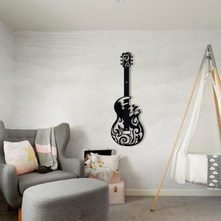 Guitar metal wall decoration