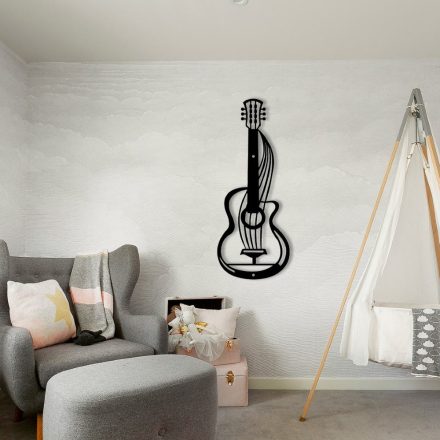 Close to the nature guitar metal wall decoration