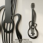 Elegant guitar silhouette for your wall