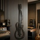 Elegant guitar silhouette for your wall