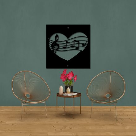 Elegant guitar silhouette for your wall