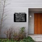 steel name plate beer wine