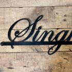 Circle business metal signature