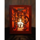 Trick or Treat Metal Candle Holder