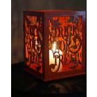 Trick or Treat Metal Candle Holder