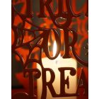 Trick or Treat Metal Candle Holder