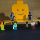Lego head fali polc