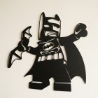 Batman fém fali dekoráció – lézerrel vágott acél logó