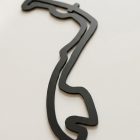 Forma–1 Monaco acél fali dekoráció – prémium lézermetszett dizájn