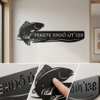 Square street sign sunrise