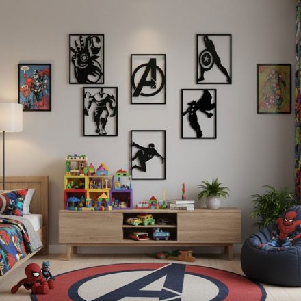 Bosszúállók Avengers– moduláris fém fali dekoráció