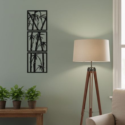 Bambusz – moduláris fém fali dekoráció